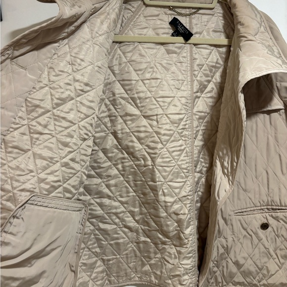 Talbots Quilted Barn Jacket Khaki PL - Picture 5 of 12